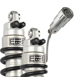 Amortisseur Twin Alu 2 avec précharge hydraulique (la paire) pour  Harley Davidson 121 Road Glide CVO FLTRXSE (2023-2024)